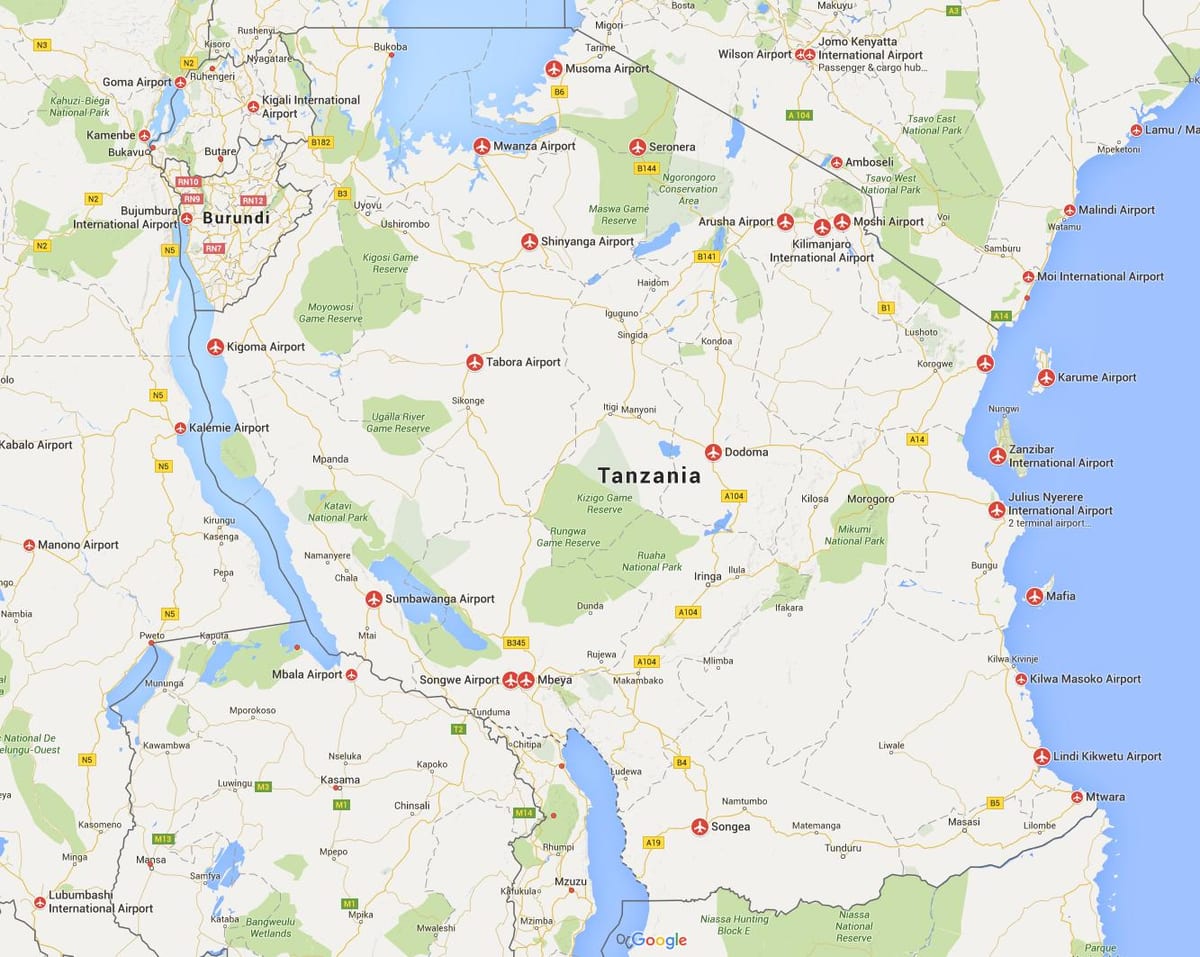 Kart hava Tanzaniya 