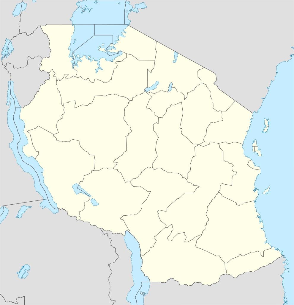 Kart vektor, Tanzaniya 