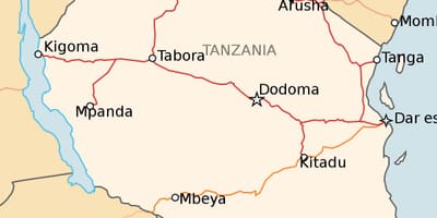 Kart dəmir yolunun Tanzaniya 