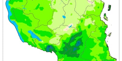Kart Tanzaniya iqlimi